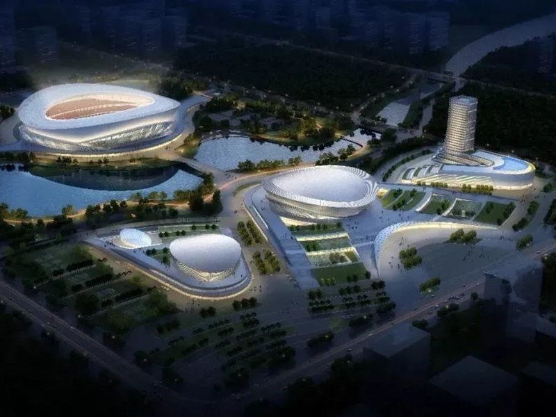 [Proje örneği] Shandong Linyi Olimpik Spor Merkezi, Fen'an alüminyum malzemesini benimsiyor Shandong Linyi Olimpik Spor Merkezi'ne genel bakış